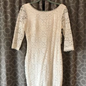 White Lace ‘Laundry by Shelli Segal’ dress size 4